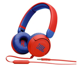 Słuchawki przewodowe JBL JR310 Czerwono-niebieskie