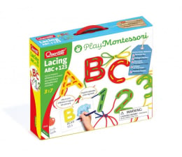 Zabawka plastyczna / kreatywna Quercetti Play Montessori Wiązanka ABC + 123
