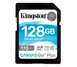 Karta pamięci SD Kingston 128GB Canvas Go! Plus 170MB/90MB (odczyt/zapis)