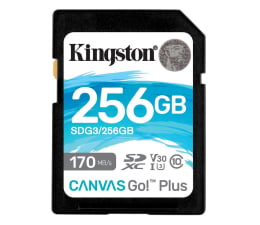 Karta pamięci SD Kingston 256GB Canvas Go! Plus 170MB/90MB (odczyt/zapis)