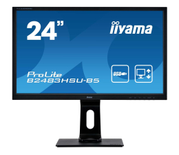 Monitor LED 24" iiyama B2483HSU-B5 czarny