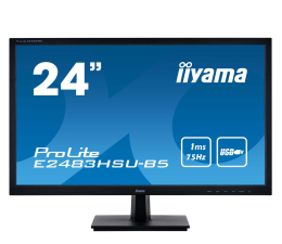 Monitor LED 24" iiyama E2483HSU-B5