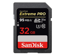 Karta pamięci SD SanDisk 32GB SDHC Extreme Pro zapis 90MB/s odczyt 95MB/s