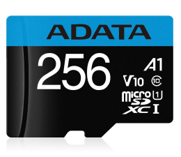 Karta pamięci microSD ADATA 256GB microSDHC Premier 100MB/s A1 V10 C10 UHS-I