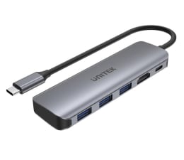 Hub USB Unitek HUB USB-C - 3x USB 3.1, HDMI, PD 100W
