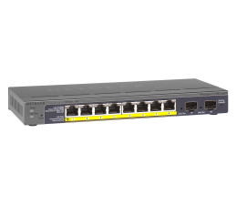 Switche Netgear 10p GS110TP (8x10/100/1000Mbit 2xSFP PoE)
