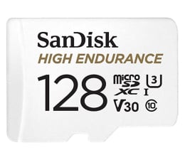 Karta pamięci microSD SanDisk 128GB microSDXC High Endurance UHS-I U3 V30