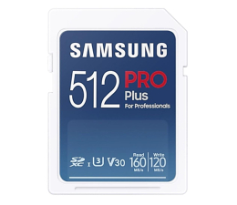 Karta pamięci SD Samsung 512GB SDXC PRO Plus 160MB/s (2021)
