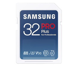 Karta pamięci SD Samsung 32GB SDHC PRO Plus 100MB/s (2021)