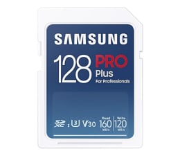Karta pamięci SD Samsung 128GB SDXC PRO Plus 160MB/s (2021)