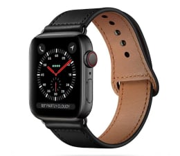 Pasek do smartwatchy Tech-Protect Pasek Leatherfit do Apple Watch black