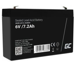 Akumulator do UPS Green Cell Akumulator AGM 6V 7,2Ah