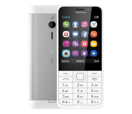 Smartfon / Telefon Nokia 230 Dual SIM biały-srebrny