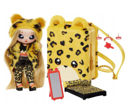 Lalka i akcesoria MGA Entertainment Na!Na!Na! Zestaw z lalką i plecakiem 3w1 Jennel Jaguar