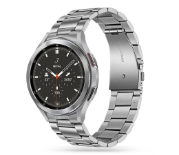 Pasek / bransoletka Tech-Protect Bransoleta Stainless do Galaxy Watch 4 / 5 / 5 Pro silver