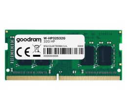 Pamięć RAM SODIMM DDR4 GOODRAM 32GB (1x32GB) 3200MHz CL22 dedykowana HP