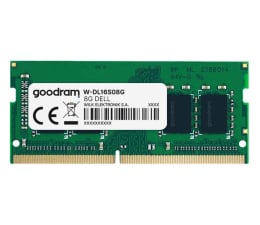 Pamięć RAM SODIMM DDR3 GOODRAM 8GB (1x8GB) 1600MHz CL11 dedykowana Dell