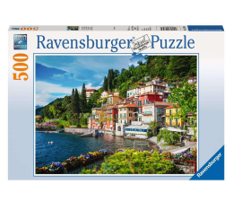 Puzzle 500 - 1000 elementów Ravensburger Jezioro Como, Włochy 500 el.