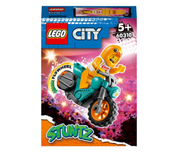 Klocki LEGO® LEGO City 60310 Motocykl kaskaderski z kurczakiem