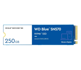 Dysk SSD WD 250GB M.2 PCIe NVMe Blue SN570