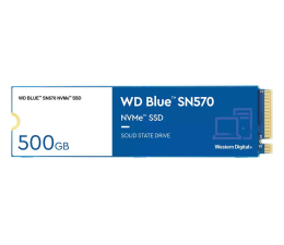 Dysk SSD WD 500GB M.2 PCIe NVMe Blue SN570