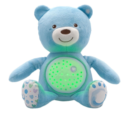 Zabawka dla małych dzieci Chicco Miś z projektorem niebieski