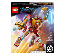 Klocki LEGO® LEGO Marvel 76203 Mechaniczna Zbroja Iron Mana
