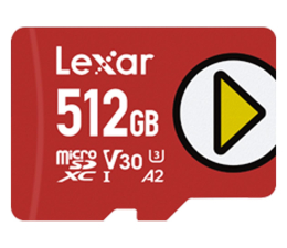 Karta pamięci microSD Lexar 512GB microSDXC PLAY A2 V30 U3
