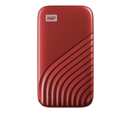 Dysk zewnętrzny SSD WD My Passport SSD 500GB USB 3.2 Gen. 2 Czerwony