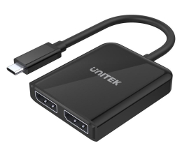 Przejściówka Unitek Adapter USB-C - 2x DisplayPort 1.4 (8K/60Hz)