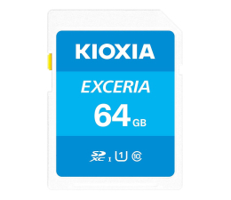 Karta pamięci SD KIOXIA 64GB SDXC Exceria 100MB/s C10 UHS-I U1
