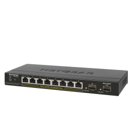 Switche Netgear 10p GS310TP-100EUS (8x10/100/1000Mbit 2xSFP)