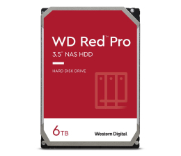 Dysk HDD WD RED PRO 6TB 7200obr. 256MB CMR