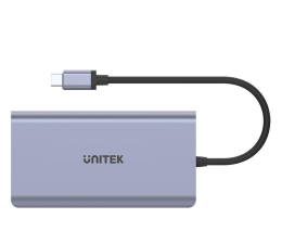Stacja dokująca do laptopa Unitek USB-C - 2x USB 3.1, HDMI, DP, RJ-45, czytnik SD