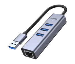 Hub USB Unitek USB 3.0 (3x USB 3.0, RJ-45)