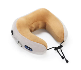 Koc i poduszka elektryczne Garett Poduszka do masażu karku Beauty Relax brązowa