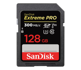 Karta pamięci SD SanDisk 128GB SDXC Extreme Pro 300MB/s UHS-II V90
