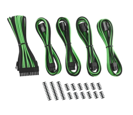 Zestaw kabli CableMod ModMesh Cable Extension Kit -8+8 Czarno-Zielone