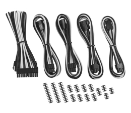 Kabel SATA CableMod ModMesh Cable Extension Kit -8+6 Czarno-Białe