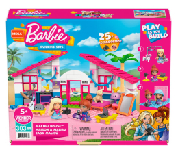 Klocki dla dzieci Mega Bloks Mega Construx Barbie Dom w Malibu