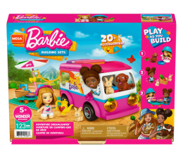 Klocki dla dzieci Mega Bloks Mega Construx Barbie Wymarzony kamper