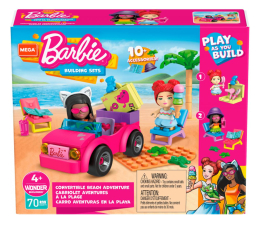Klocki dla dzieci Mega Bloks Mega Construx Barbie Plażowanie w Malibu