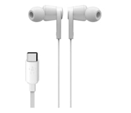 Słuchawki przewodowe Belkin USB-C IN-EAR Headphone White