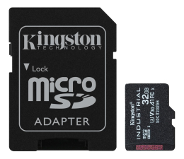 Karta pamięci microSD Kingston 32GB microSDHC Industrial C10 A1 pSLC