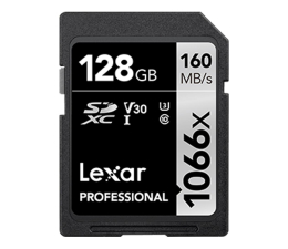 Karta pamięci SD Lexar 128GB 1066x Professional SDXC UHS-I U3 V30