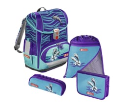 Plecak szkolny Step by Step Happy Dolphins 4 Częściowy
