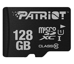 Karta pamięci microSD Patriot 128GB microSDHC LX Series UHS-I