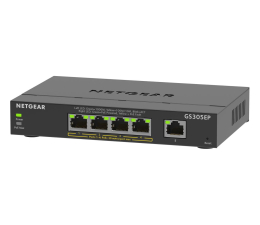 Switche Netgear 5p GS305EP (5x10/100/1000Mbit, 4xPoE+)