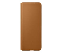 Etui / obudowa na smartfona Samsung Leather Flip Cover do Galaxy Fold3 Brown