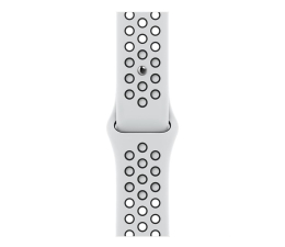 Pasek do smartwatchy Apple Pasek Sportowy Nike do Apple Watch platyna/czarny